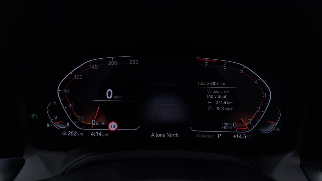 2022 BMW 4 20i M Sport Gran Coupe, Automatic, 28307 km, Odometer View