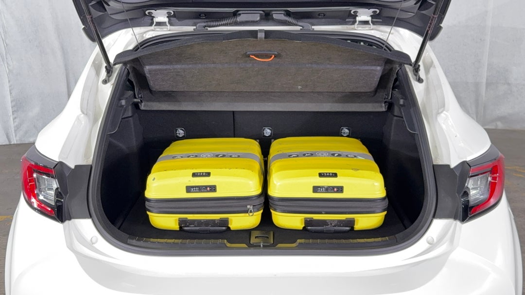 Boot Inside View with Luggage
