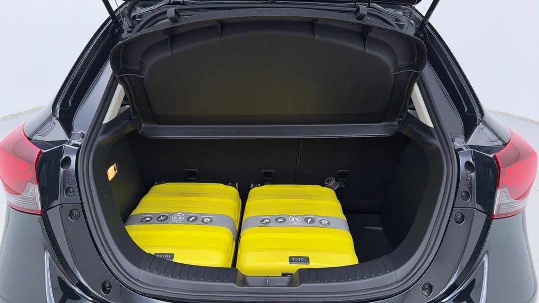 Boot Inside View with Luggage