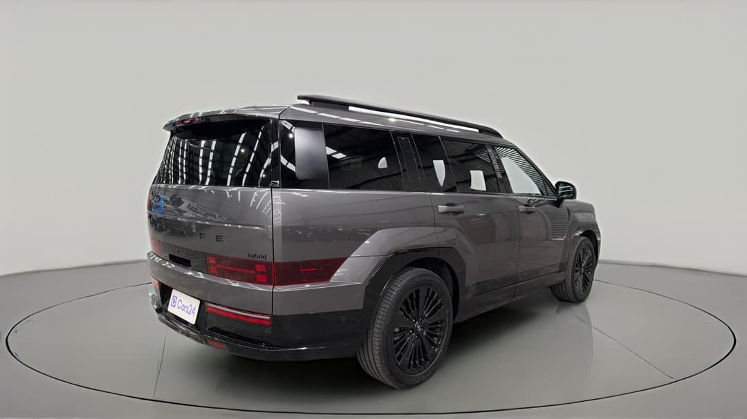 2025 Hyundai Santa Fe Calligraphy Hev (7 Seat) (blk), Automatic, 26263 km, Right Back Diagonal (45- Degree) View