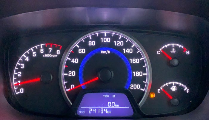 2017 Hyundai Grand i10 SPORTZ 1.2 KAPPA VTVT, Petrol, Manual, 24,280 km, Odometer Image
