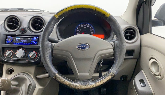 2015 Datsun Go Plus T, Petrol, Manual, 74,533 km, Steering Wheel Close Up