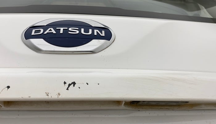 2015 Datsun Go Plus T, Petrol, Manual, 74,533 km, Dicky (Boot door) - Minor scratches