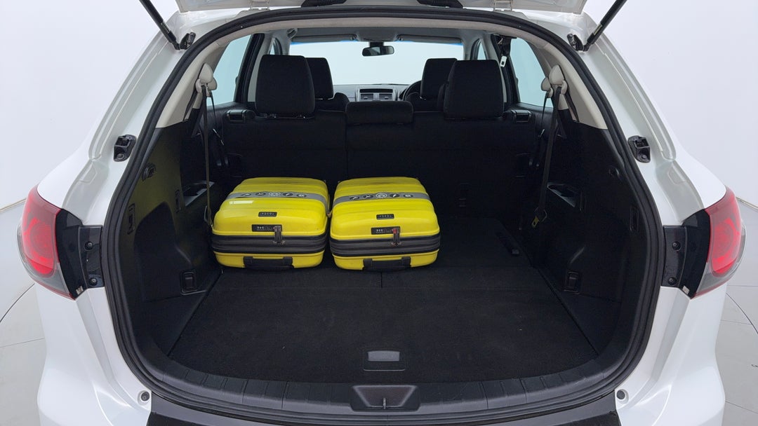 Boot Inside View with Luggage