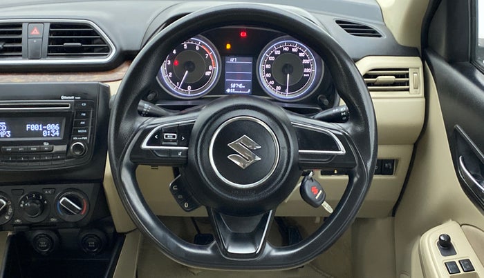 2017 Maruti Dzire VXI, CNG, Manual, 58,746 km, Steering Wheel Close Up