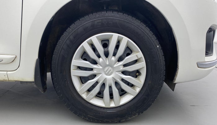 2017 Maruti Dzire VXI, CNG, Manual, 58,746 km, Right Front Wheel