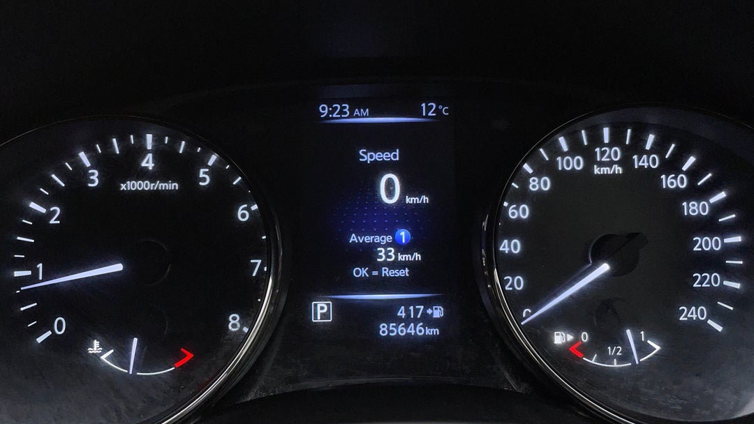 2019 Nissan X-trail St (2wd), Automatic, 85646 km, Odometer View
