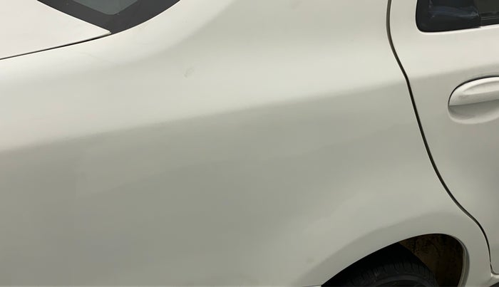 2011 Toyota Etios G, Petrol, Manual, 80,532 km, Right quarter panel - Slightly dented