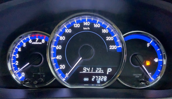 2018 Toyota YARIS J CVT, Petrol, Automatic, 27,328 km, Odometer View