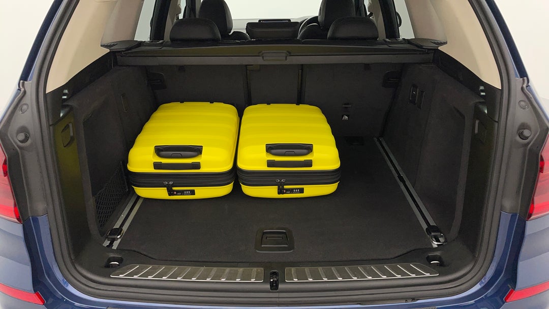 Boot Inside View with Luggage