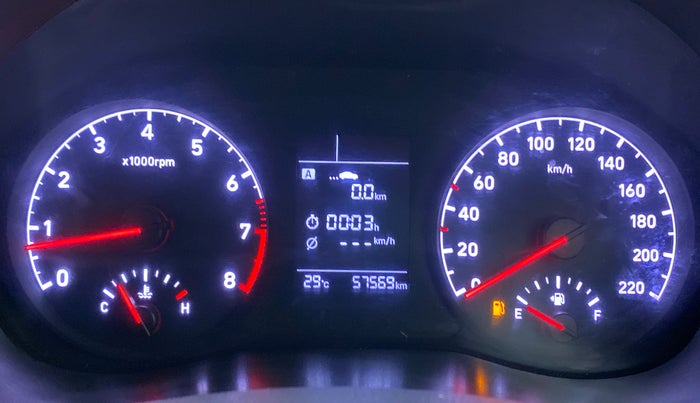 2018 Hyundai Verna 1.6 SX VTVT, Petrol, Manual, 57,656 km, Odometer Image