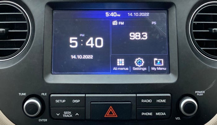 2018 Hyundai Grand i10 SPORTZ 1.2 KAPPA VTVT, Petrol, Manual, 10,712 km, Infotainment System