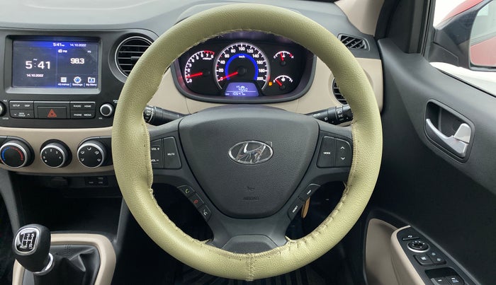 2018 Hyundai Grand i10 SPORTZ 1.2 KAPPA VTVT, Petrol, Manual, 10,712 km, Steering Wheel Close Up