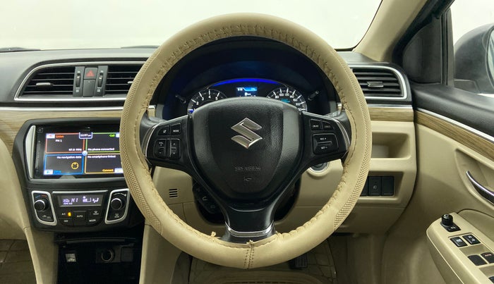 2018 Maruti Ciaz ALPHA 1.5 SHVS PETROL, Petrol, Manual, 21,061 km, Steering Wheel Close Up