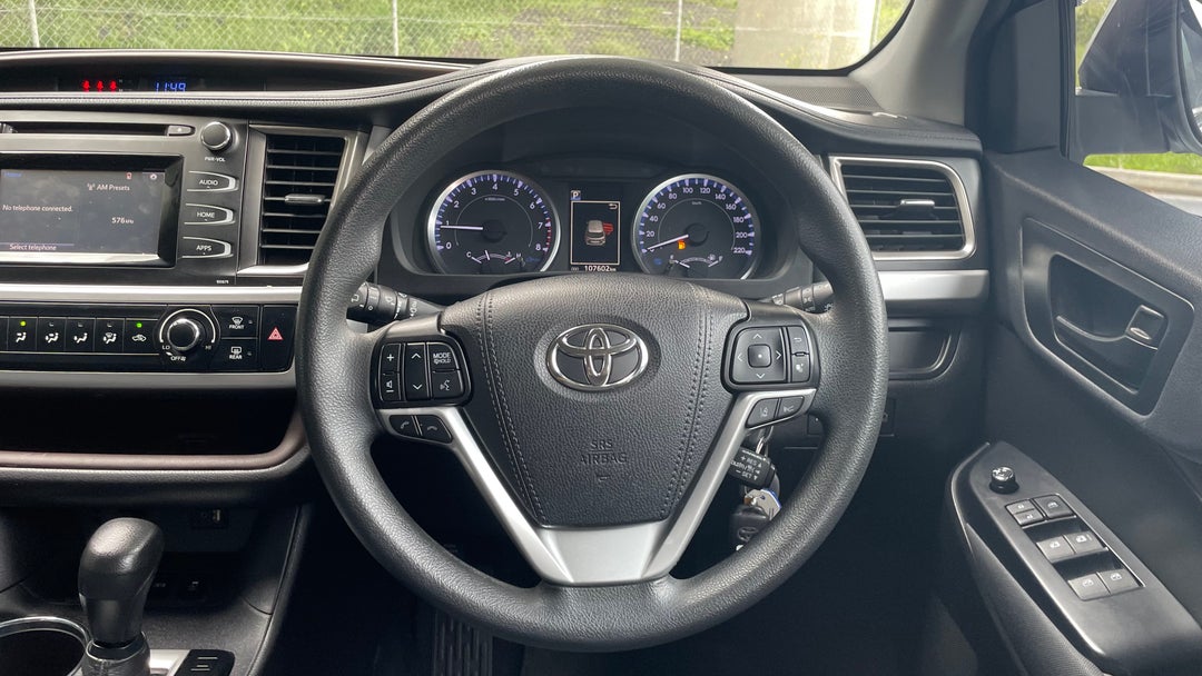 2019 Toyota Kluger Gx (4x2), Automatic, 107602 km, Steering Wheel Close-up