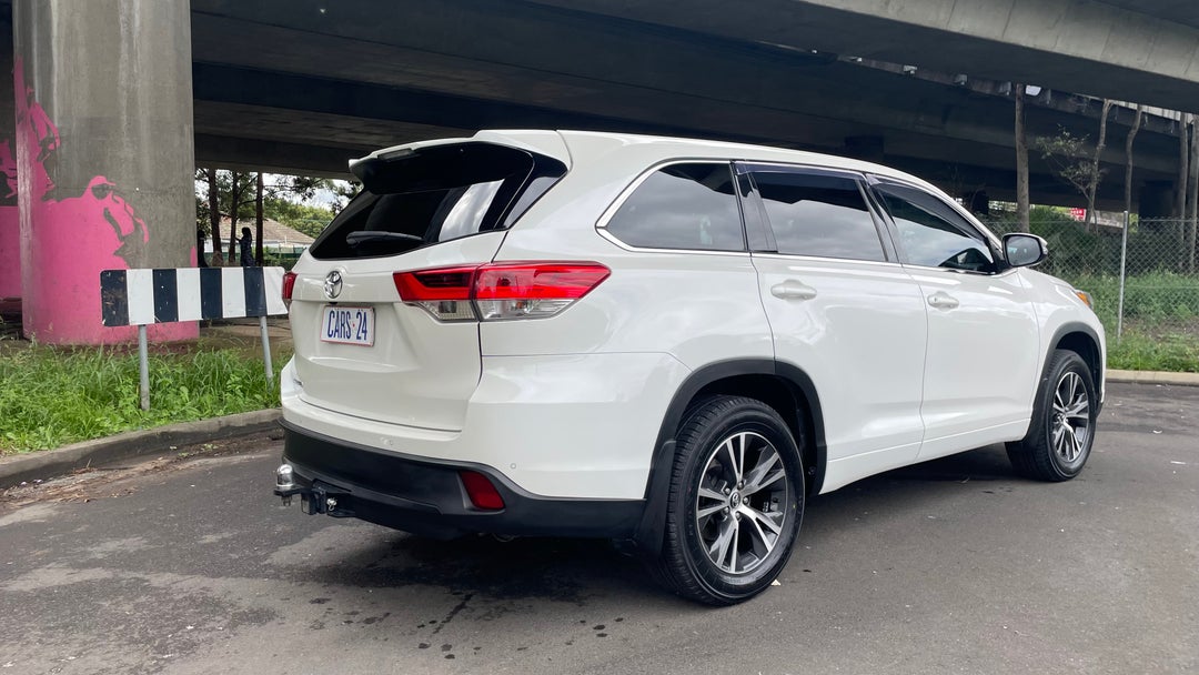 2019 Toyota Kluger Gx (4x2), Automatic, 107602 km, Right Back Diagonal (45- Degree) View
