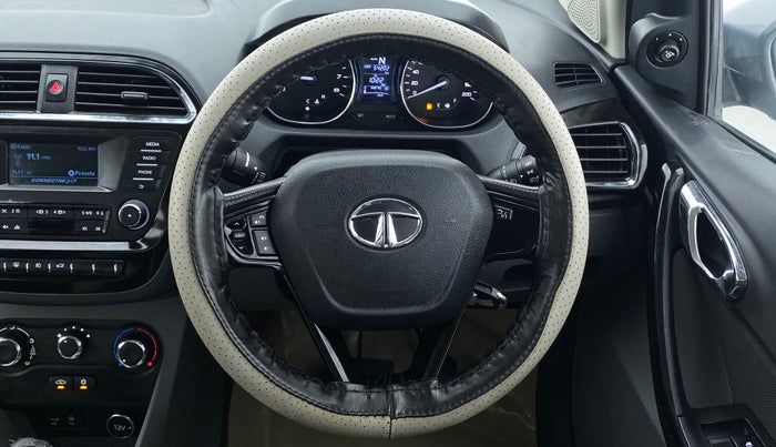 2018 Tata TIGOR Revotron XZA 1.2, Petrol, Automatic, 54,243 km, Steering Wheel Close Up