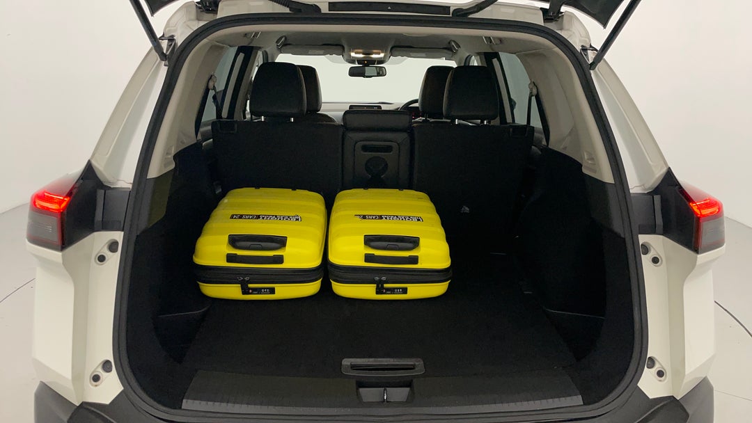 Boot Inside View with Luggage