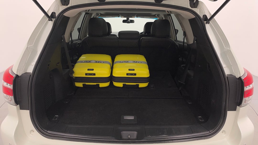 Boot Inside View with Luggage