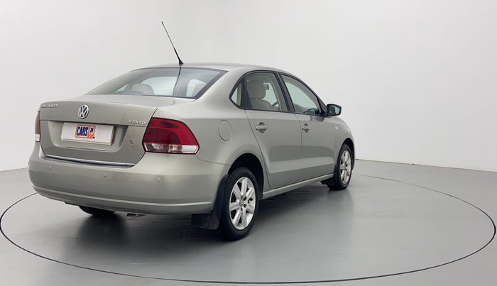 2011 Volkswagen Vento HIGHLINE PETROL AT, Petrol, Automatic, 40,725 km, Right Back Diagonal (45- Degree) View