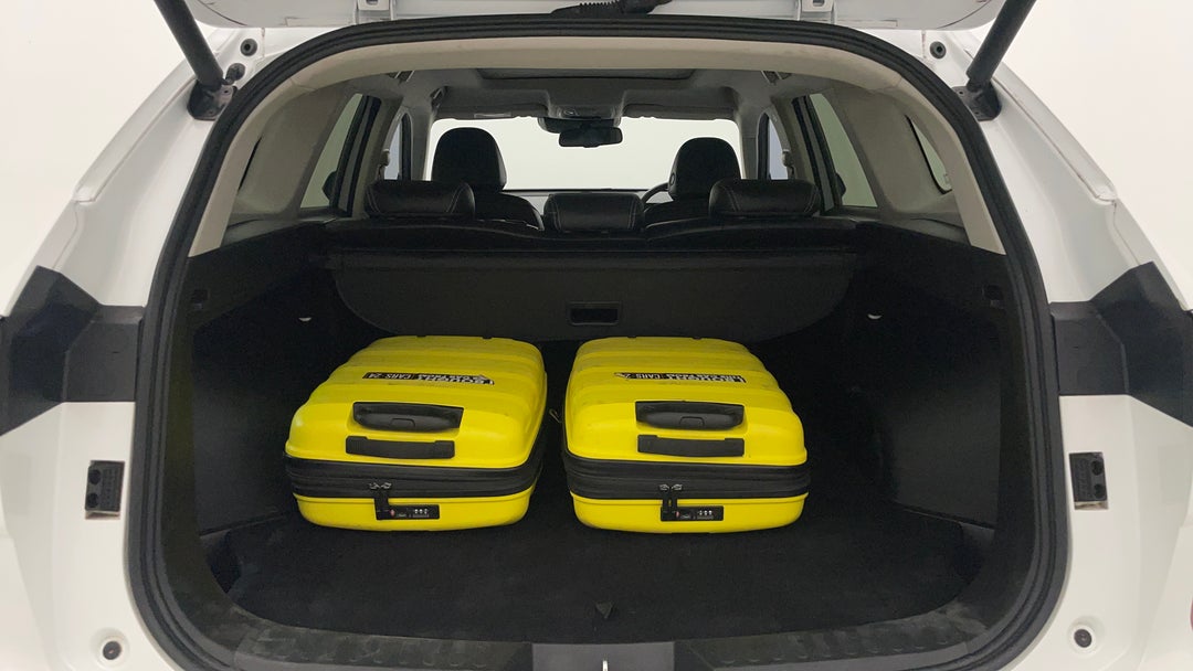 Boot Inside View with Luggage