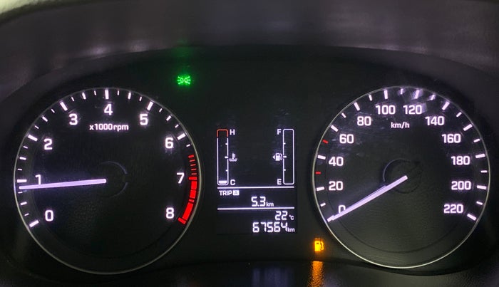 2016 Hyundai Creta 1.6 SX PLUS PETROL, Petrol, Manual, 67,621 km, Odometer Image