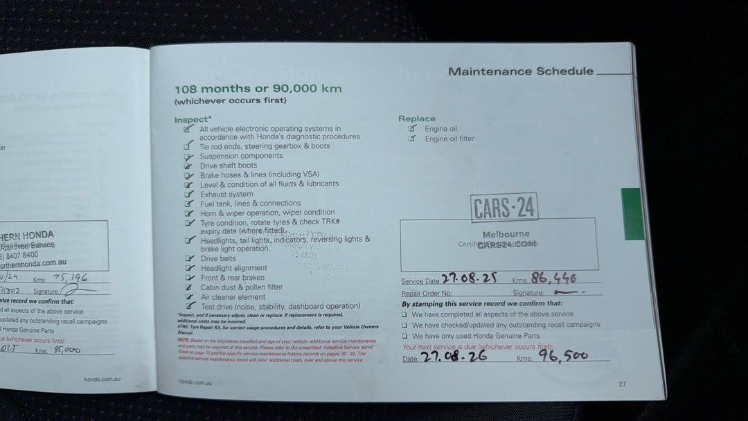 2020 Honda HR-V Vti, Automatic, 86441 km, Service History