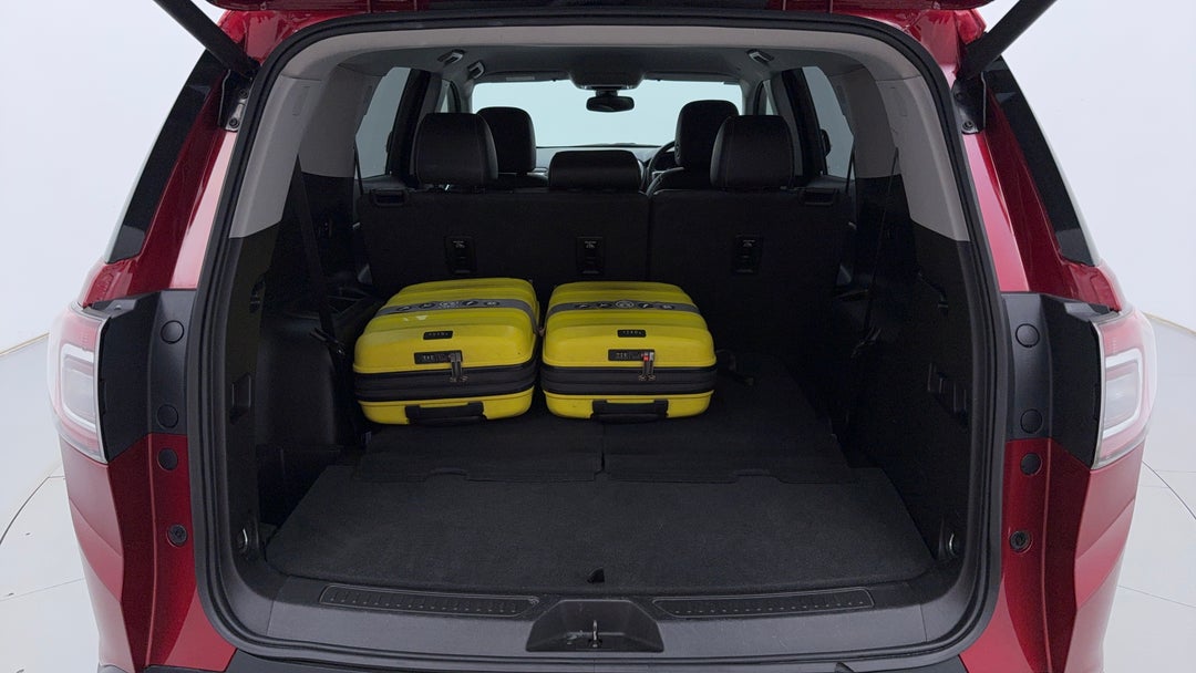 Boot Inside View with Luggage