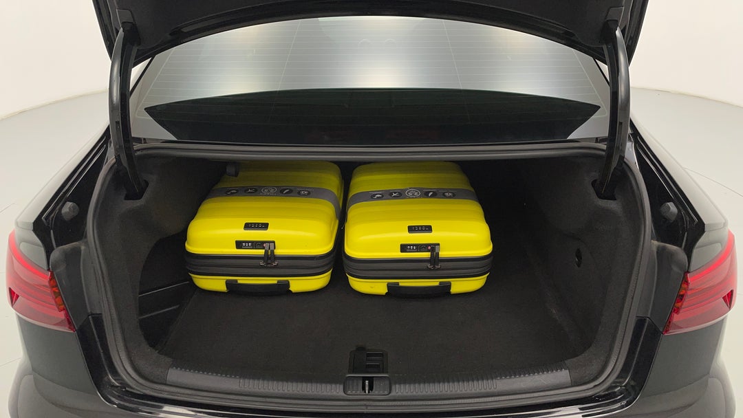 Boot Inside View with Luggage