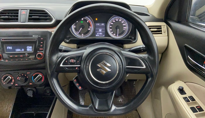 2017 Maruti Dzire VDI AMT, Diesel, Automatic, 67,278 km, Steering Wheel Close Up