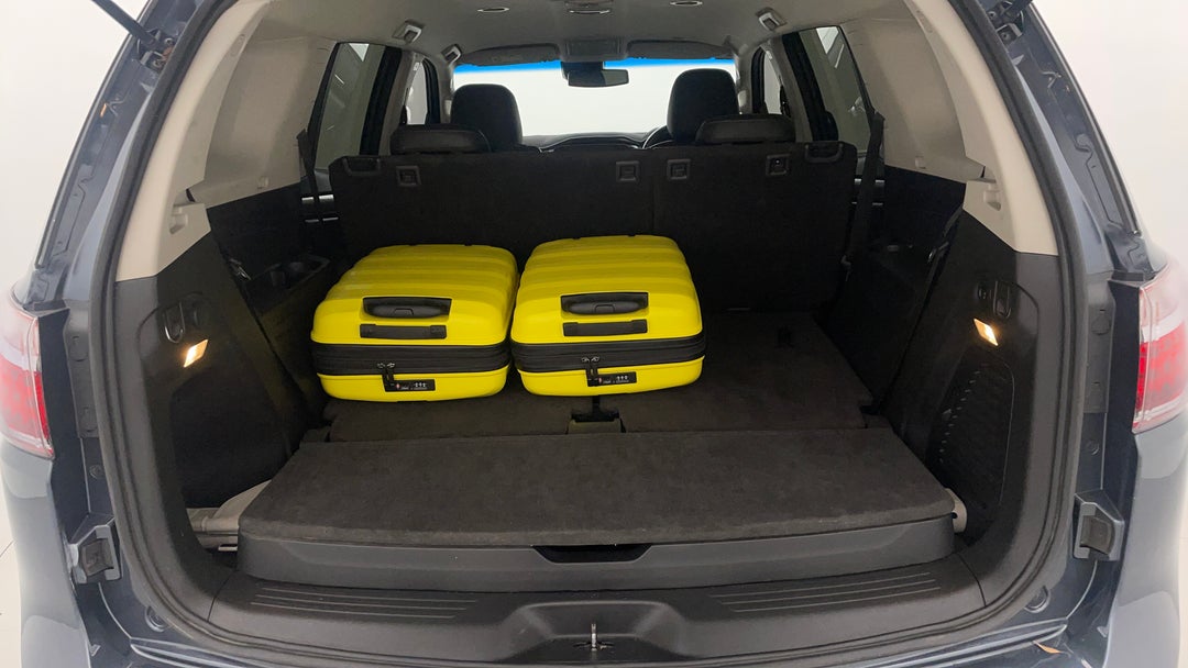 Boot Inside View with Luggage