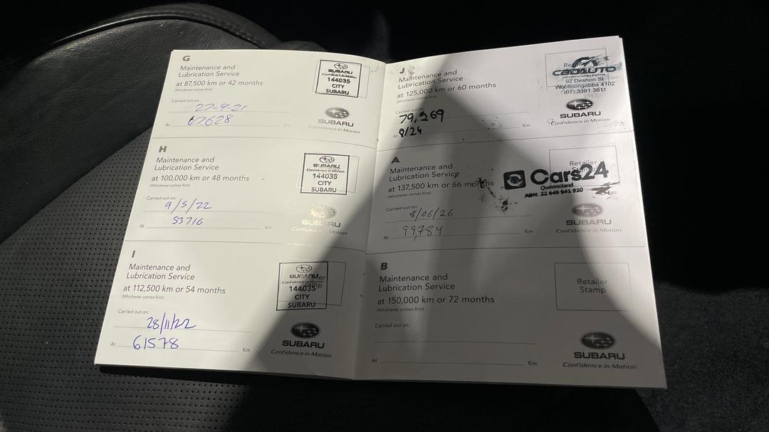 2017 Subaru WRX Premium (AWD), Manual, 99794 km, Service History