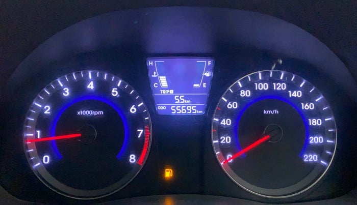 2011 Hyundai Verna FLUIDIC 1.6 VTVT EX, Petrol, Manual, 55,695 km, Odometer Image