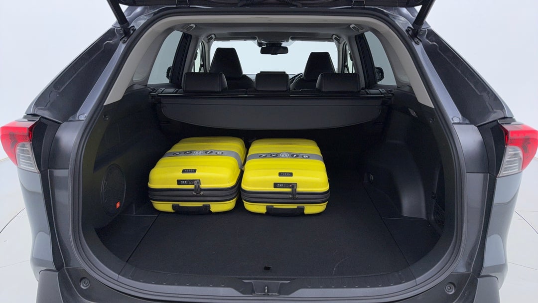 Boot Inside View with Luggage