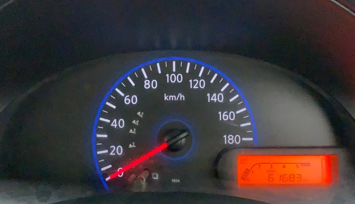 2014 Datsun Go T, Petrol, Manual, 61,683 km, Odometer Image