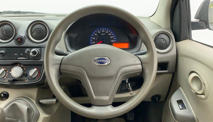 2014 Datsun Go T, Petrol, Manual, 61,683 km, Steering Wheel Close Up