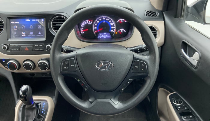 2018 Hyundai Grand i10 SPORTZ AT 1.2 KAPPA VTVT, Petrol, Automatic, 67,778 km, Steering Wheel Close Up