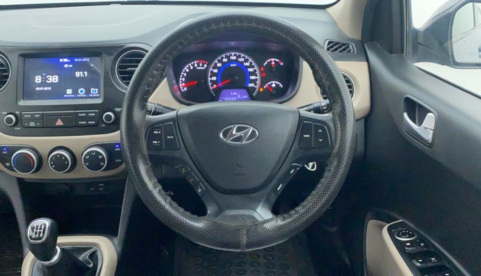 2017 Hyundai Grand i10 SPORTZ O 1.2, Petrol, Manual, 24,432 km, Steering Wheel Close-up