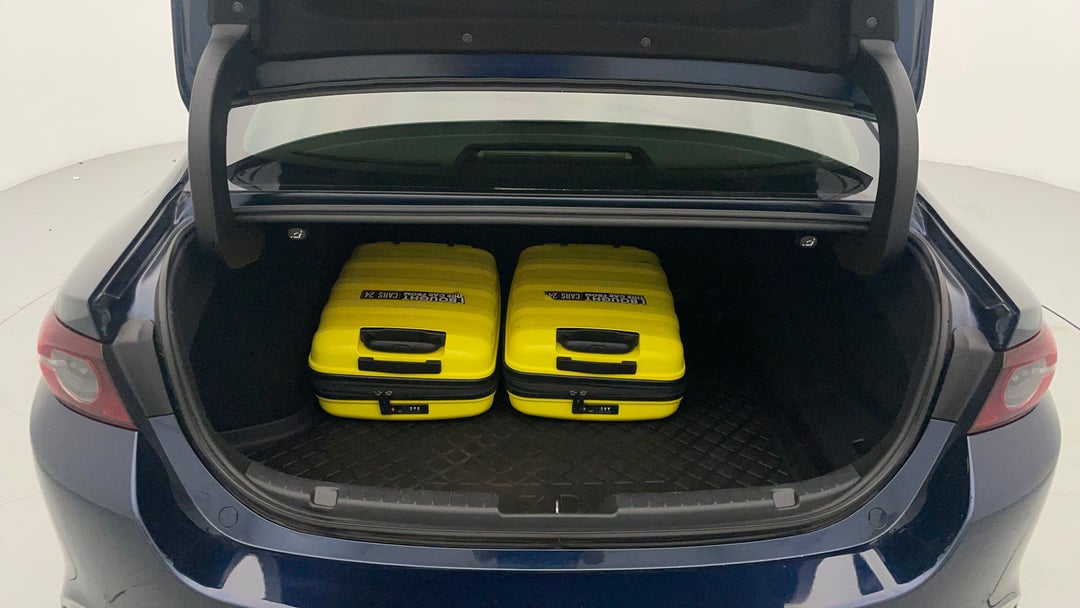 Boot Inside View with Luggage