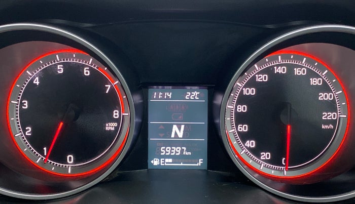 2018 Maruti Swift VXI AMT D, Petrol, Automatic, 59,428 km, Odometer Image