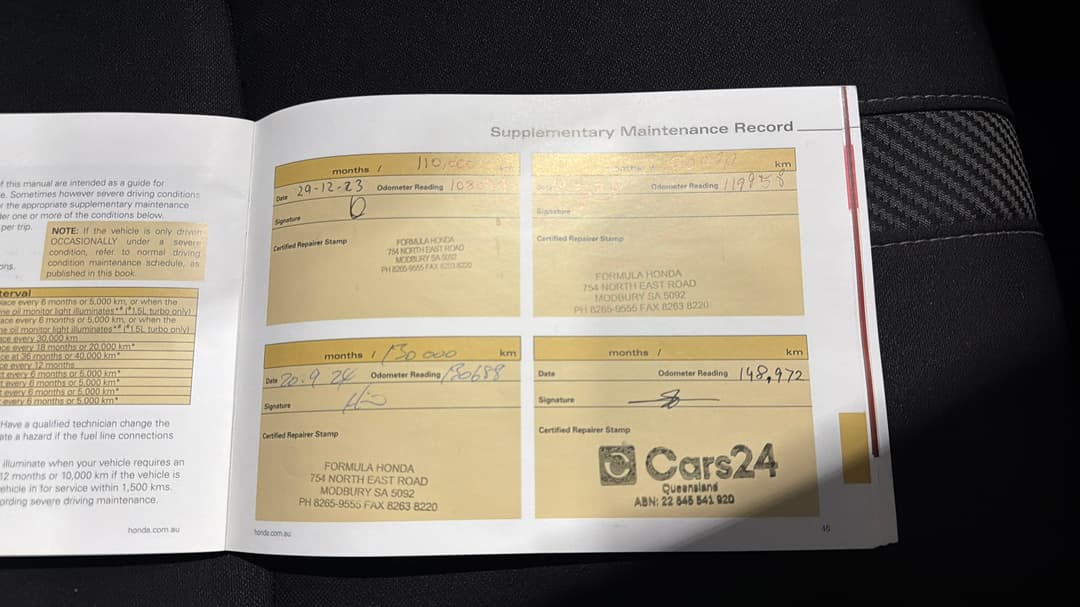 2019 Honda Civic Vti-l, Automatic, 148987 km, Service History