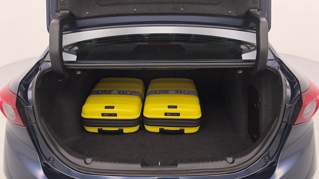 Boot Inside View with Luggage