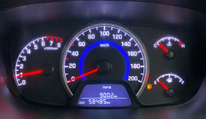 2017 Hyundai Grand i10 MAGNA 1.2 KAPPA VTVT, Petrol, Manual, 58,485 km, Odometer Image