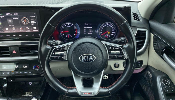 2020 KIA SELTOS 1.4 GTX+ TURBO GDI PETROL AT, Petrol, Automatic, 29,047 km, Steering Wheel Close Up