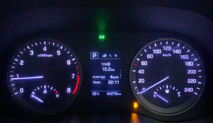2017 Hyundai Tucson 2WD AT GL PETROL , Petrol, Automatic, 64,279 km, Odometer Image