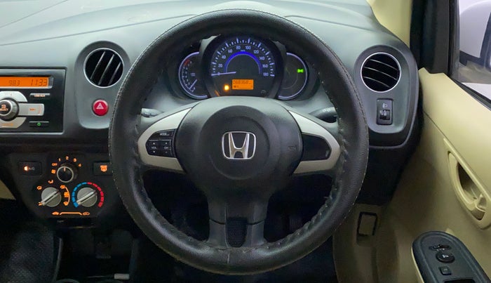 2015 Honda Brio S MT, Petrol, Manual, 68,368 km, Steering Wheel Close Up