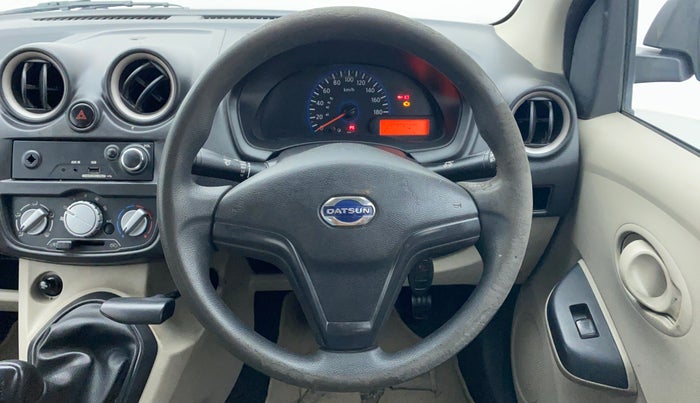 2016 Datsun Go T, Petrol, Manual, 62,816 km, Steering Wheel Close Up