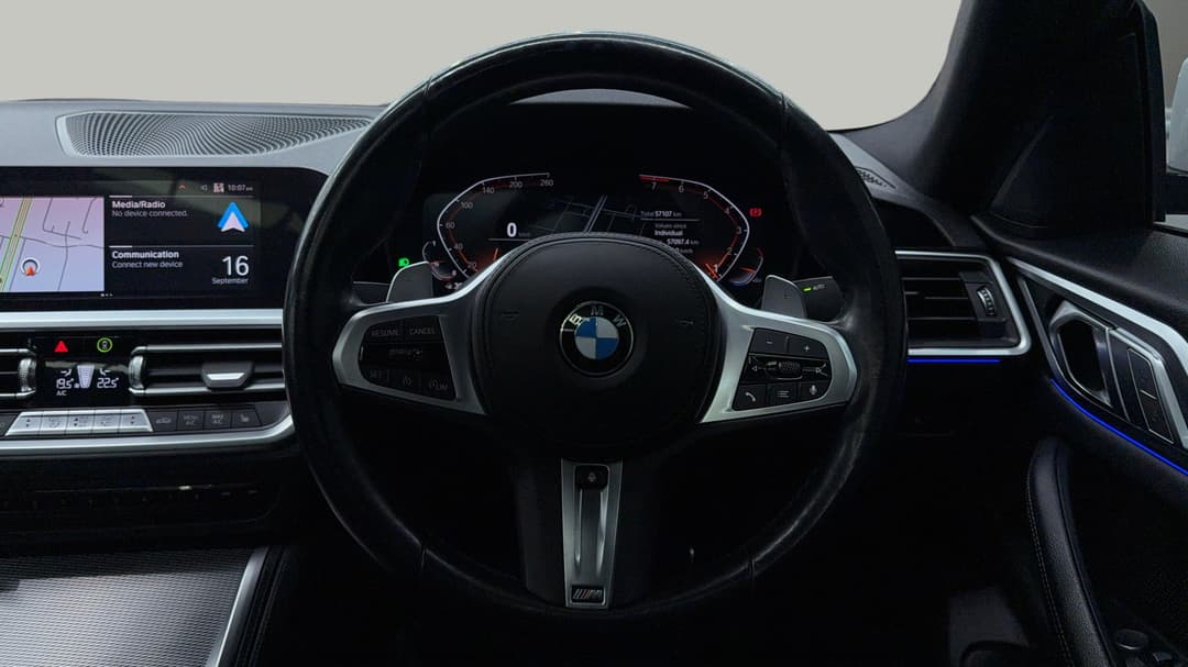 2022 BMW 4 20i M Sport Gran Coupe, Automatic, 57107 km, Steering Wheel Close-up