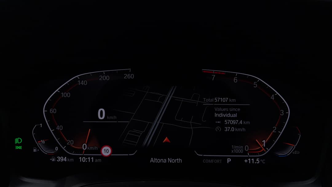 2022 BMW 4 20i M Sport Gran Coupe, Automatic, 57107 km, Odometer View