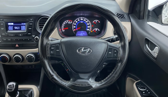 2016 Hyundai Grand i10 SPORTZ 1.2 KAPPA VTVT, Petrol, Manual, 71,806 km, Steering Wheel Close Up